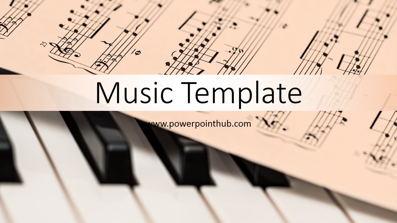 Free Powerpoint Template Music Note Powerpoint Hub