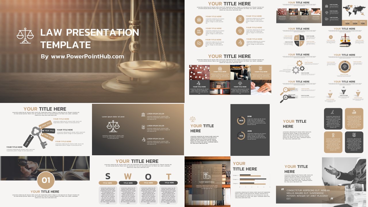 Law PowerPoint Template Powerpoint Hub