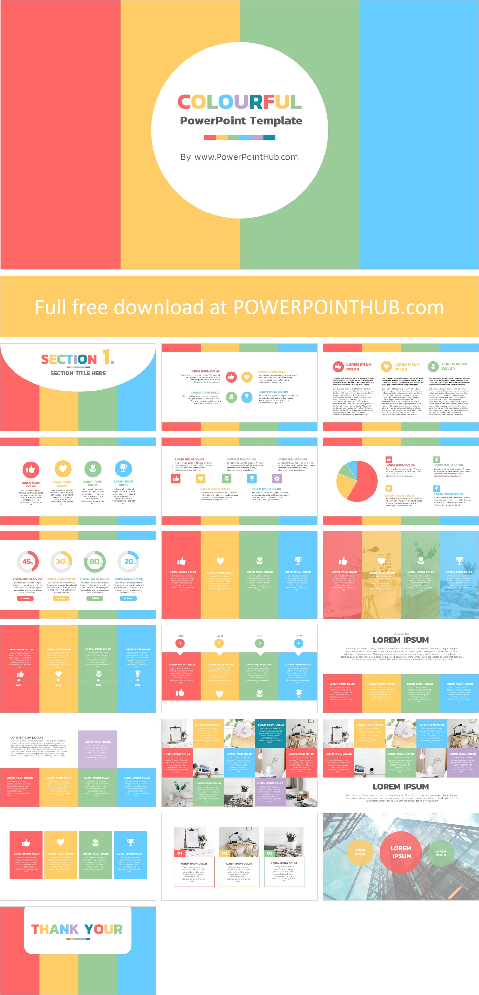 colourful powerpoint templates